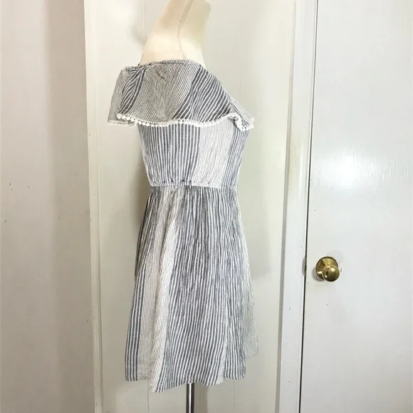 AEO ☀️One shoulder striped dress - Picture 6 of 13